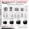 Service Caster 2'' Office Chair Casters Nylon Twin Wheel 5/16'' Grip Neck Stem, 5PK SCC-UHGN02S50-NYS-5 - alternate 3
